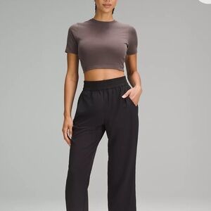 Babaton Gray Crop Top